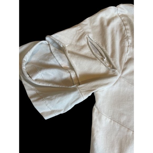 Each X Other Slashed Ripped Effect T-shirt White Women’s Size XS - Picture 7 of 10